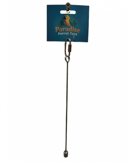 Parrot-Supplies Stainless Steel Kabob Parrot Treat Holder - Large Parrot-Supplies Stainless Steel Kabob Parrot Treat Holder - Large